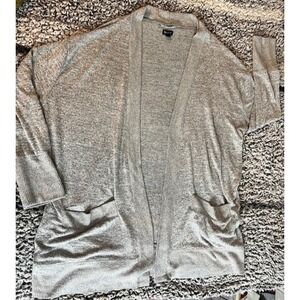 Women's Gray GapBody Cardigan With Pockets Size M